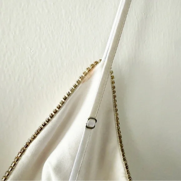 MESHKI Iyana Diamante Crystal Rhinestone White Mini Dress Size XS - Picture 8 of 8